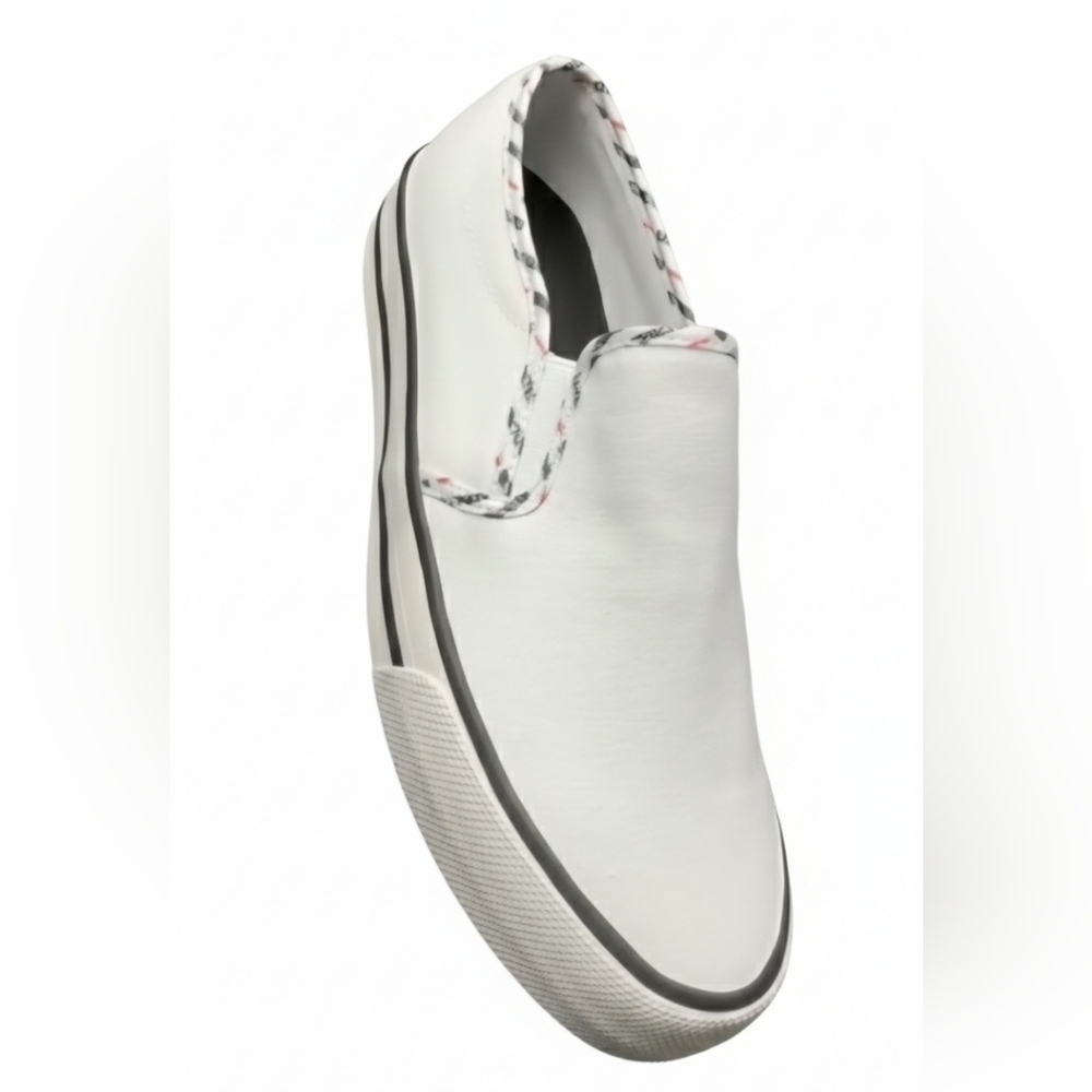 Roberto Cavalli White Slip Ons with Logo Size 8